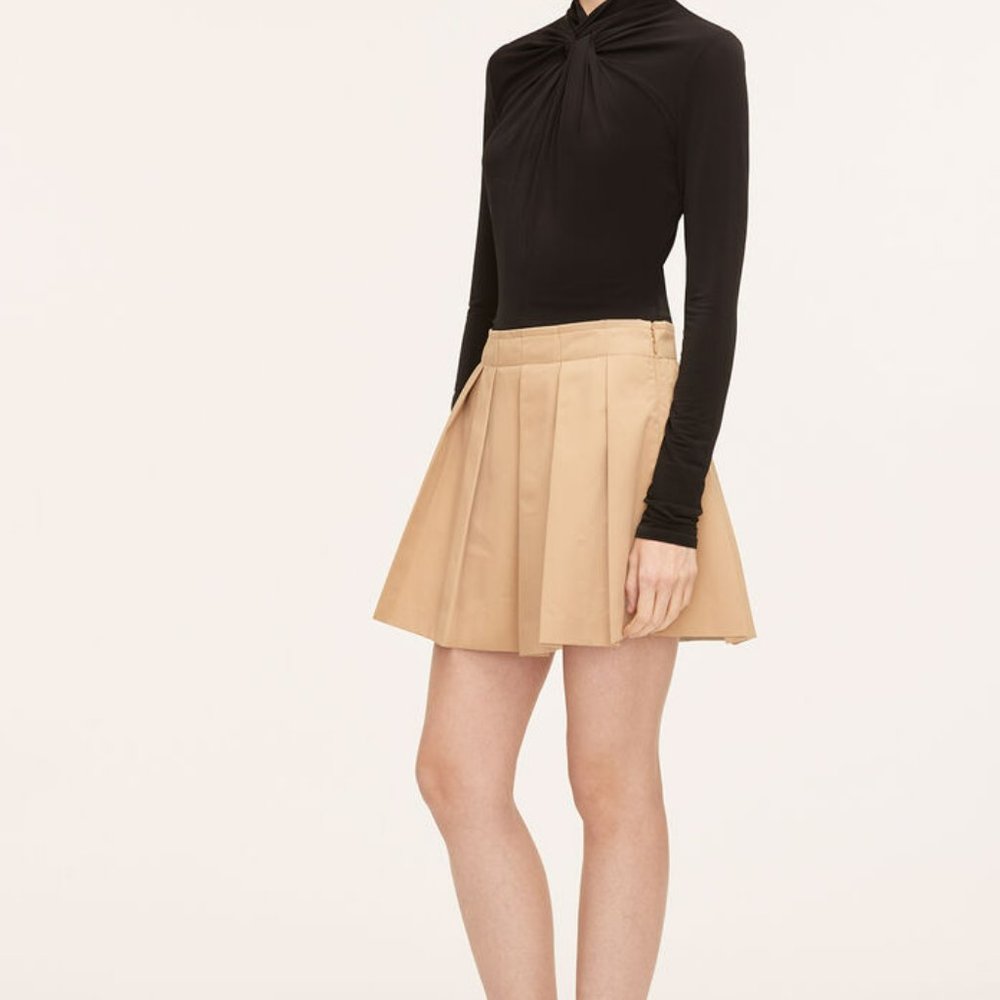 Rebecca Taylor Military Cotton Mini Skirt - Picture 2 of 4